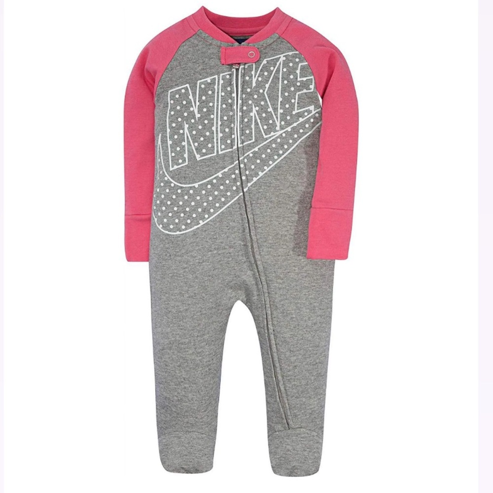 NIKE Baby Girl Footed Coveralls- 3M